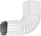 Downspout Gutter Elbows - Positive Elbow, 90 Degrees 3x2 Style A, Roofing Gutter Downspout Elbows