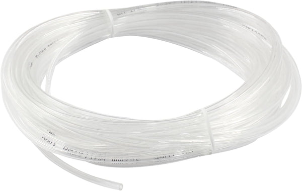 Pneumatic Tubing Pipe 1/8" Tube OD - 32.8 FT Clear Nylon Tubing Air Line Hose for Fluid Transfer