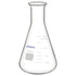 Glass Wide Mouth Erlenmeyer Flask, Borosilicate Glass 500 ml Capacity (Pack of 1)
