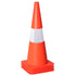 18 Inch 4 Pack Traffic Safety Cones with Reflective Collars,Orange Hazard Caution