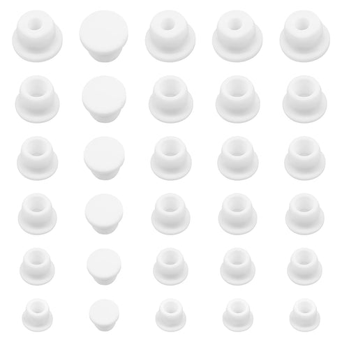 Ouligay 30 Pcs Salt and Pepper Stoppers Plugs Silicone Salt Shaker Stopper Plug
