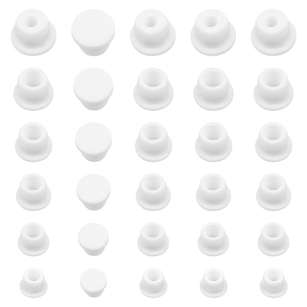 Ouligay 30 Pcs Salt and Pepper Stoppers Plugs Silicone Salt Shaker Stopper Plug