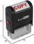 ExcelMark Copy Stamp Self Inking Rubber Stamp, Red Ink for Office Use, Ideal for Document Management