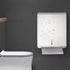 400 Comercial Paper Towel Dispenser Wall Mount, Brushed Stainless Steel Hand Towel Dispenser with Lock, Large Capacity