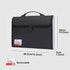 TRANBO Portable Expanding File Folder, Extra Large Legal Size/Foolscap 13 Pockets Accordion Organizer with Handle -