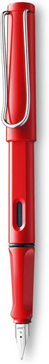 Lamy Safari Fountain Pen, Elegant Design, Cool Pens for Smooth Writing, Red Fine Point