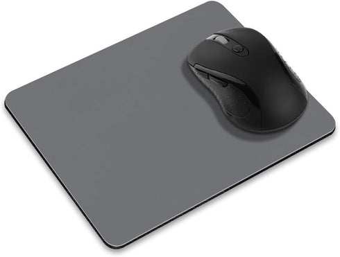 Non-Slip Rectangle Mousepad, Solid Matte Gray Mouse Pad for Home, Office, and Gaming Desk