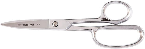 Klein Tools 718LR Heavy Duty Scissors, Made in USA, 8-5/8-Inch, Cuts Fabric, Rubber, Light Metal