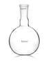 QWORK Glass 500ml Single Neck Flat Bottom Boiling Flask, 24/40 Standard Joint, Heavy Wall Lab Glassware