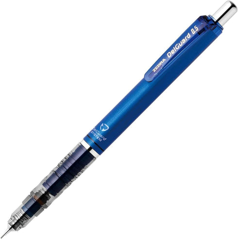 Zebra Delguard Mechanical Pencils - HB 0.5mm, 1 of Each Colour Barrel, Pack of 3