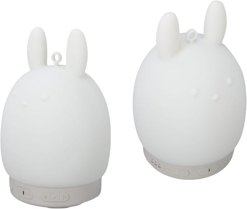 JTLB Dimmable 3 Speaker Night Light Brightness Levels Lamp Sound Machine with White Noise for Sleeping