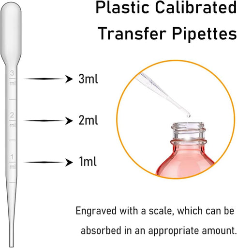 4oz, 12 Pack Pink Dropper Bottles Bumobum Oil Bottles for Hair Glass Eye Dropper Bottle for Essential Oils with Labels