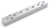 GASHER 1PCS Aluminum 7 Way 9 Port Pneumatic Manifold Air Distribution Block Splitter, 1/4" Output Port