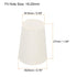 MECCANIXITY Rubber Tapered Plug 15mm to 20mm Solid Test Tubes Bungs Stopper White for Lab Home 12 Pieces
