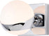 3008/1WB 5 1-Light Warehouse of Tiffany Sani in, Indoor Chrome Finish Wall Sconce with Light Kit