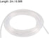 uxcell Silicone Tubing, 1mm ID x 3/32"(2mm) OD, 6.6ft(2m) Silicone Rubber Tube for Pump Transfer, Clear