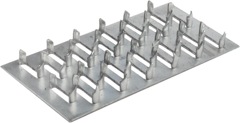 20 PCS 4" x 2" Pronged Truss Plate, Galvanized Steel Repair Tie Plates for Roofing Trusses