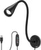 Dim Book Lights for Reading at Night,USB Goose Reading Lights for Books