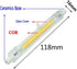 118mm 20W R7S LED Bulb, 200W Halogen Equivalent, 6000K Daylight White, Pack of 4.