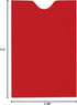 LUXPaper Credit Card Sleeves | Ruby Red | 80lb. Text | 2 3/8" x 3 1/2" | 50 Qty