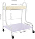 BGSHKAL 220.46 Lbs 4 2 Pedicure Cart Portable Trolley, Portable Esthetician Trolley Cart Pedicure Foot Rest Weight