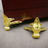 24 PCS Antique Brass Box Metal Feet Legs for Small Wood Jewelry Crafts Case, Storage Corner Protector Feet for Boxes