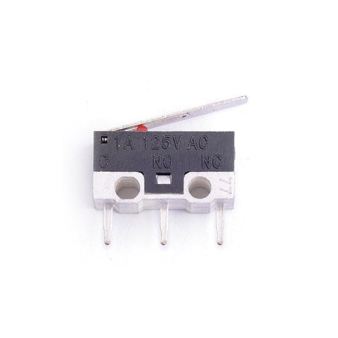 25Pcs AC 1A 125V 3Pin SPDT Limit Micro Switch, Long Hinge Lever for Arduino (Pack of 25) CYT1073