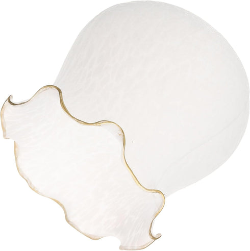 MAGICLULU Glass Lamp Shade Replacement for Pendant Light Fixture 5.11X5.00X5.00 Inch Frosted