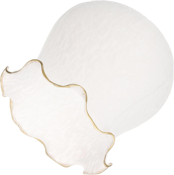 MAGICLULU Glass Lamp Shade Replacement for Pendant Light Fixture 5.11X5.00X5.00 Inch Frosted