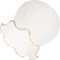 MAGICLULU Glass Lamp Shade Replacement for Pendant Light Fixture 5.11X5.00X5.00 Inch Frosted