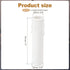 4 Inch 24Pcs E12 Bulb PATIKIL Tall Candle Covers Sleeves, Plastic Chandelier Socket Sleeves Drip Candle Socket Covers