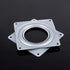 Glomora 4in Galvanized Steel Rotating Plate Display Base for Cake, Kitchen Cabinets, Monitor, TV, Painting, and More