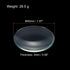 PATIKIL 50 mm Diameter Watch Glass, 3 Packs Beaker Cover Smooth Edges Chamfered Arc for Laboratory, Transparent