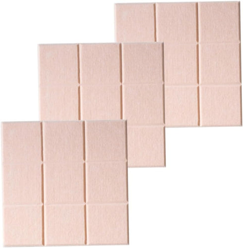 Ciieeo 3pcs Pink Felt Board Tiles, Colored Felt Notes Board Tiles, Memo Wall Bulletin Boards, Three-Dimensional Photo