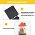 YZYOE Solar Powered Red Mushroom House Lamp, Garden Decoration Resin Cute Mushroom House Floor Lamp Wireless Dusk