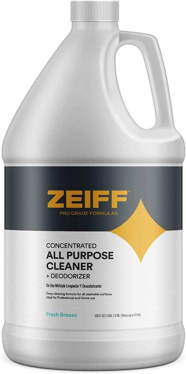 Zeiff Pro-Grade All-Purpose Cleaner & Deodorizer - Deep Cleaning & Odor Eliminating