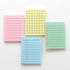 Monolike Memopad Boldline Color Design SET, 4 Packs, 100 Sheets Per Pad, Total 400 Sheets