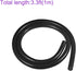 DMiotech 10mm ID 14mm OD 3.3 Feet Black Silicone Tube for Water and Air Pump