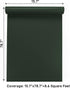 VaryPaper 15.7''x78.7'' Dark Green Contact Paper for Cabinets Waterproof Peel and Stick Wallpaper for Kitchen