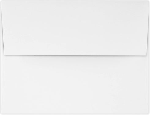 LUXPaper A4 Invitation Envelopes, Bright White, 4 1/4" x 6 1/4", 50 Qty, 24lb. Text