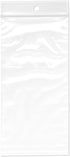 Plymor 3" x 6" Reclosable Plastic Bags, 2 Mil with Hang-Hole Zipper (Case of 1,000)