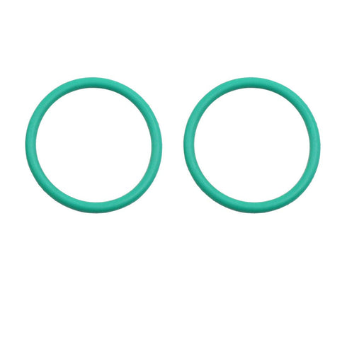 X AUTOHAUX Fluorine Rubber O-Rings, FKM Seal Gasket for Machinery Plumbing, 44mm OD 37mm ID 3.5mm Width, Green, Pack of