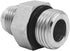 (2-PACK) 6400-08-10-O Hydraulic Hose Adapter Fitting - 1/2" Male JIC 37° Flare × 5/8" Male O-Ring