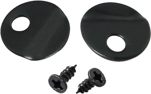 Picture Turn Button ZZLZX 100PCS Black Round Picture Frame Turn Button Picture Frame Accessories with 100PCS Screws for Hanging Pictures, Picture Backing Clip