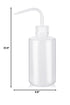 Valchoose Plastic Squeeze Bottle, Leak Proof 250ml | 8.5oz White Wash Bottle for Chemical, LDPE, Narrow Mouth Scale
