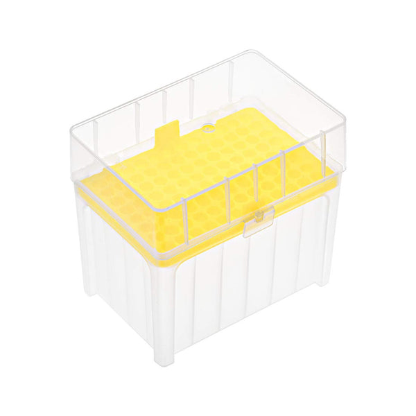 uxcell Pipette Tips Box, 96-Well Polypropylene Tip Holder for 1ml/1000ul Pipettor