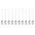 10pcs 22Gauge Stainless Steel Dispensing Needles, 1 1/2" Luer Lock for Thick Liquids and Lab Use