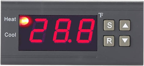Jeanoko Thermostat MH1210F AC110V Digital Temperature Control -58~194? Fahrenheit Temperature Sensor