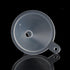10Pcs White Small Clear Plastic Mini Funnels for Bottle Filling, Perfumes, Essential Oils, Lab Supplies