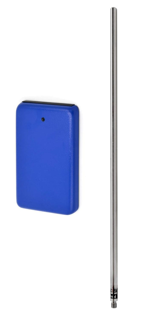 EISCO Rectangular Retort Base & Rod Set, 11"x6" Base, 35.5" Heavy Duty Cast Iron Rod